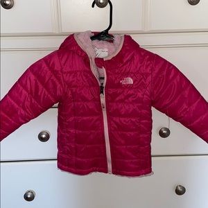 Infant North Face reversible winter coat